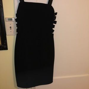 Express black open sides dress size S